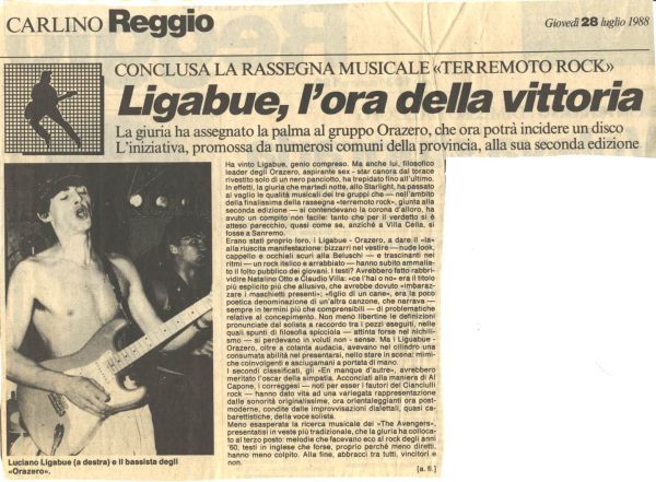 ligabue esordio